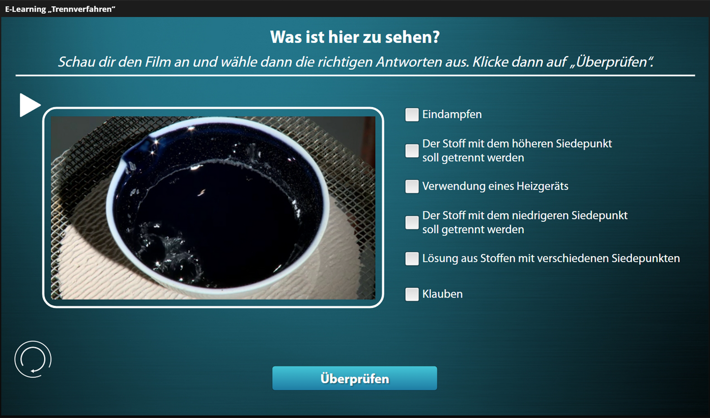 Trennverfahren - Ein interaktiver Onlinekurs