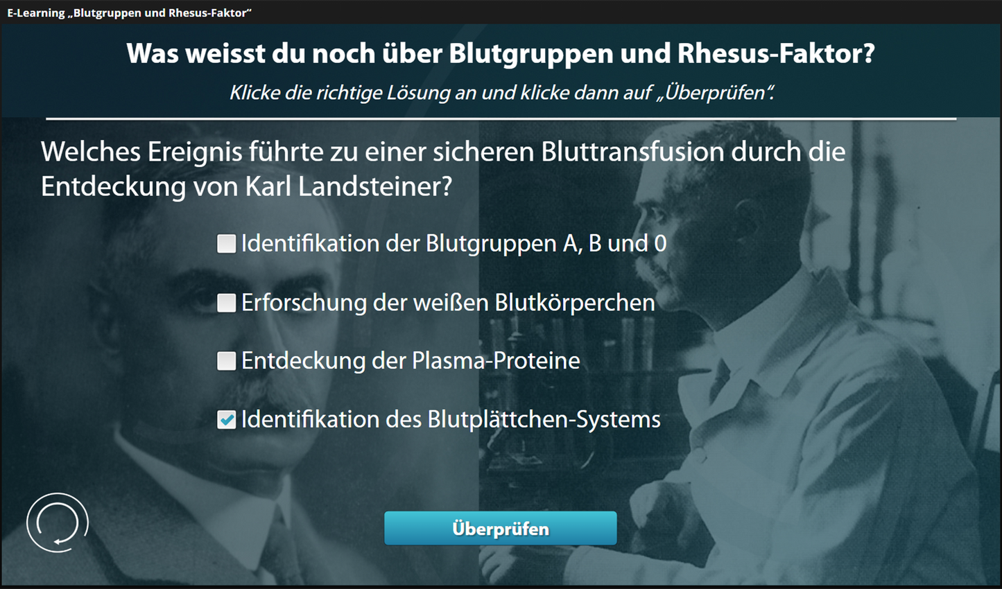 Blutgruppen und Rhesus-Faktor mit E-Learning