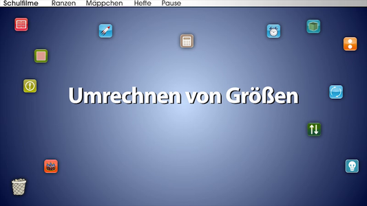 Umrechnen von Größen mit E-Learning