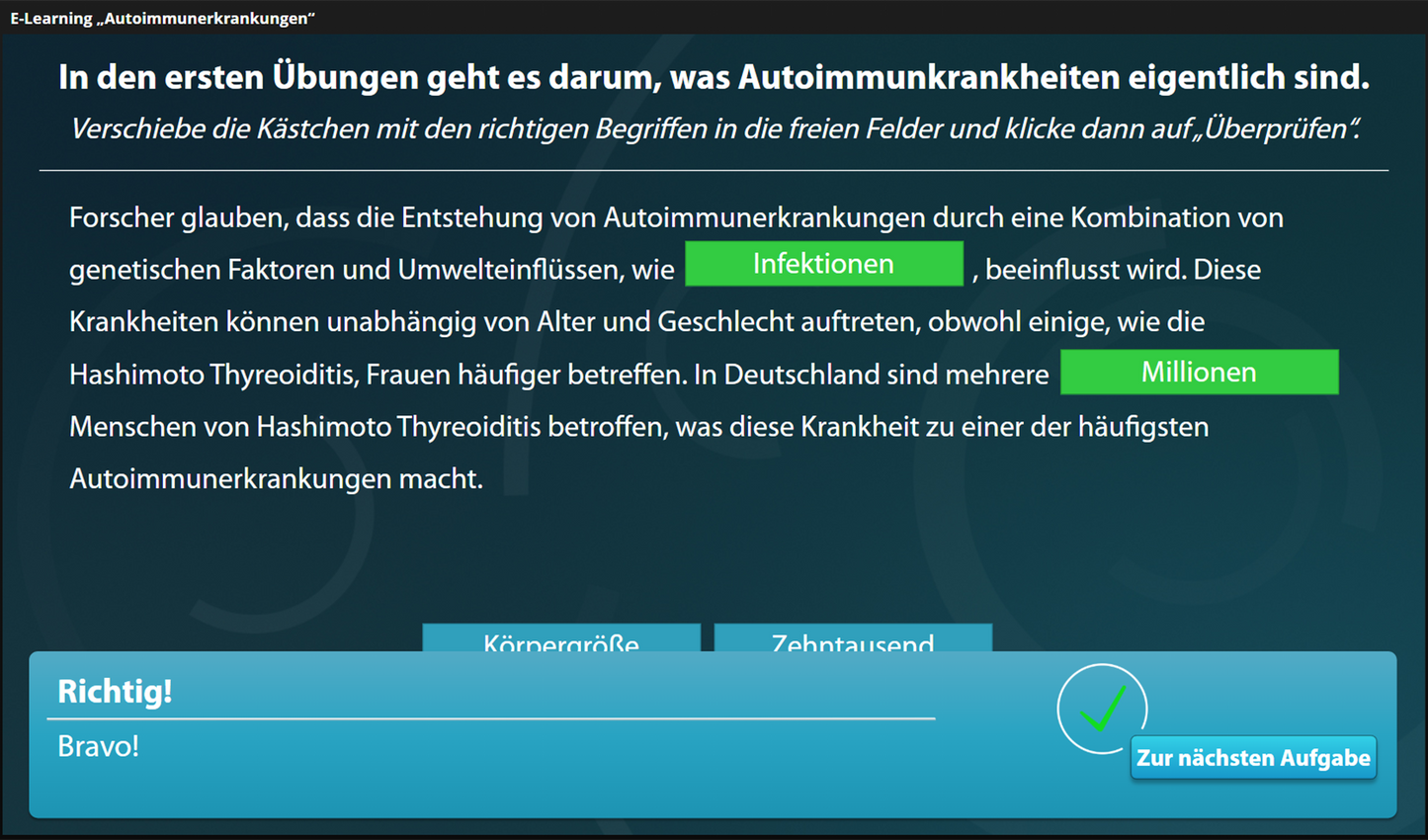 Autoimmunerkrankungen mit E-Learning