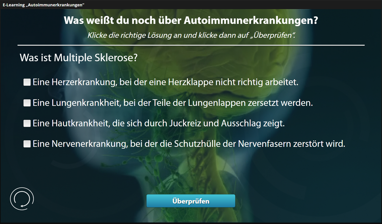 Autoimmunerkrankungen mit E-Learning