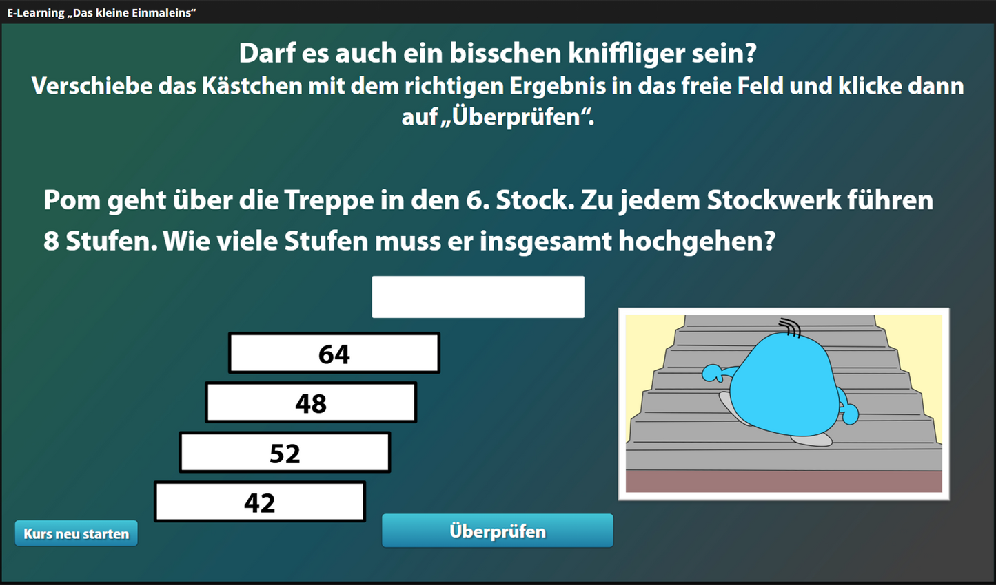 Das kleine Einmaleins mit  E-Learning