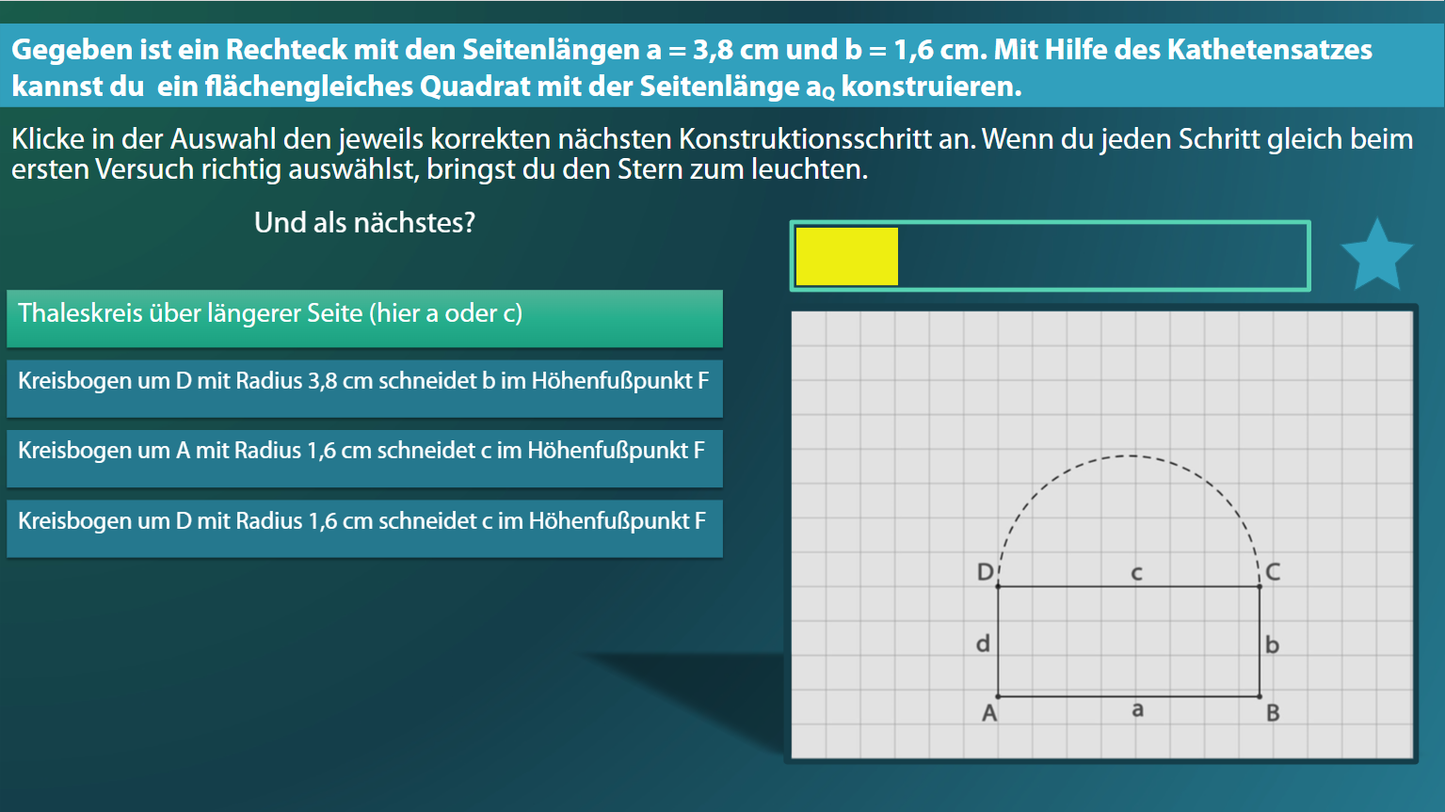 Satzgruppe des Pythagoras Teil 2 Euklid Höhensatz Kathetensatz mit E-Learning