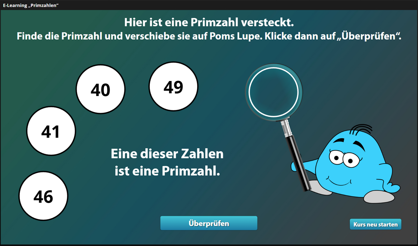 Was ist eine Primzahl? mit E-Learning