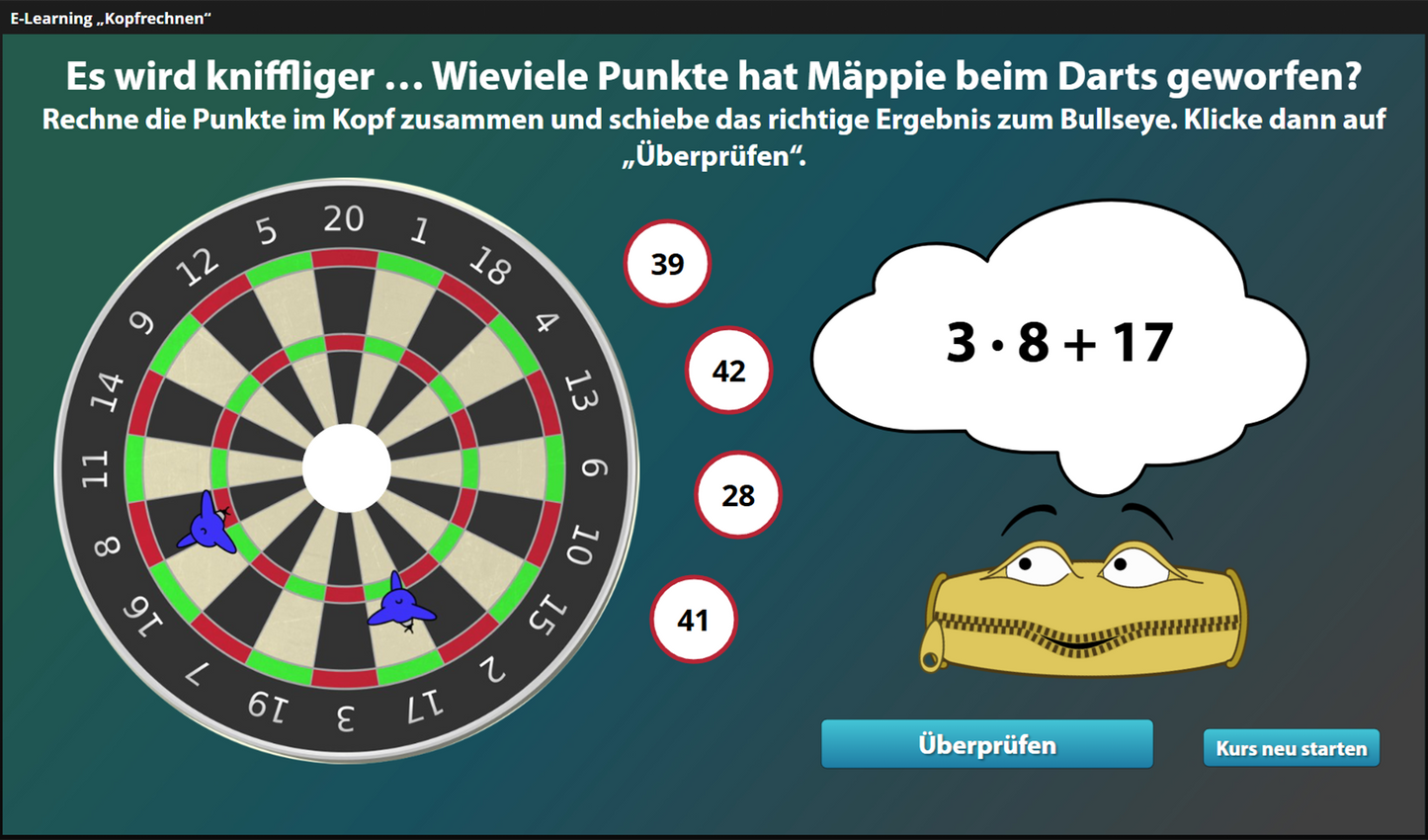 Kopfrechnen mit E-Learning