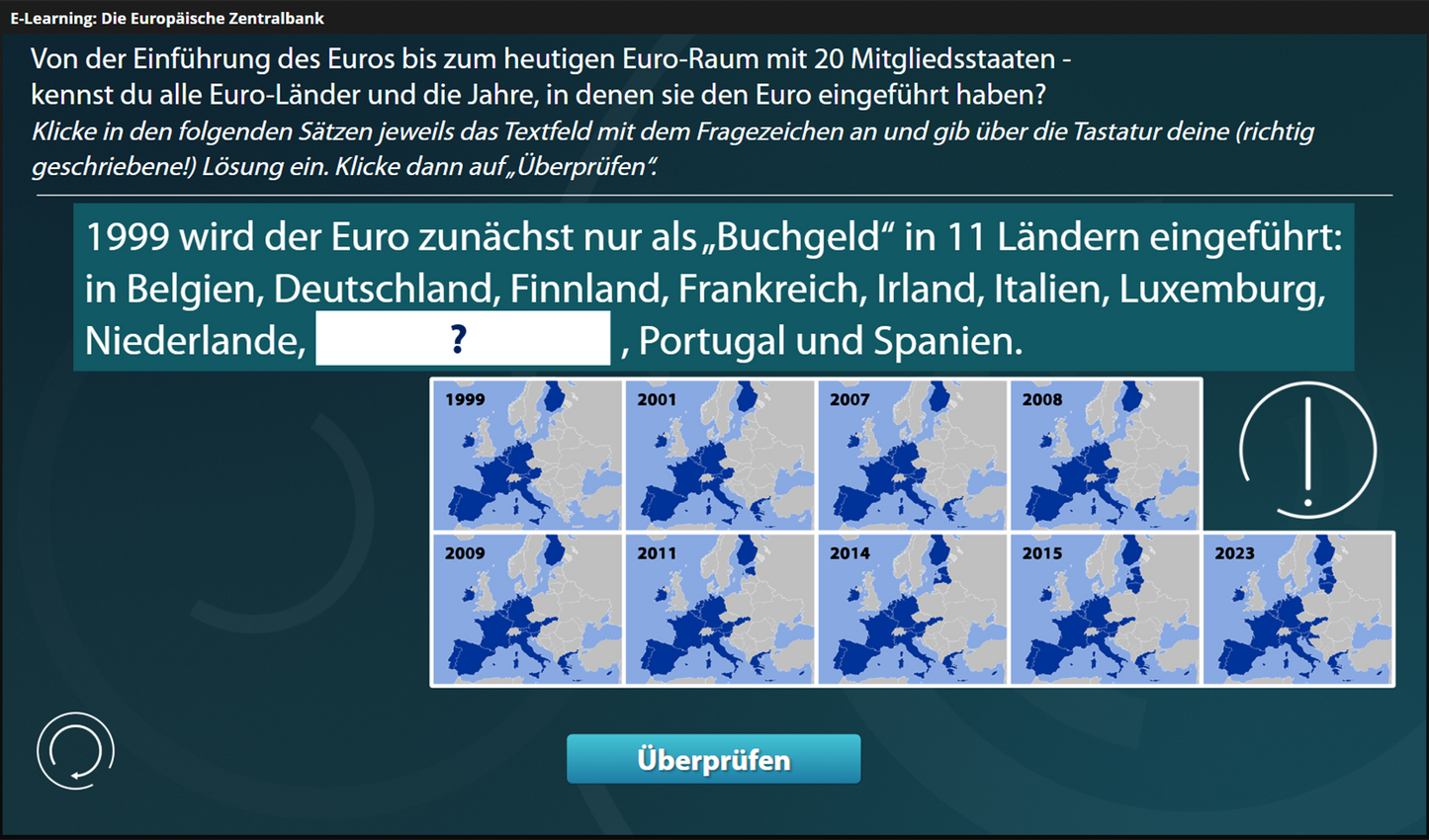 Die Europäische Zentralbank (EZB) - mit E-Learning