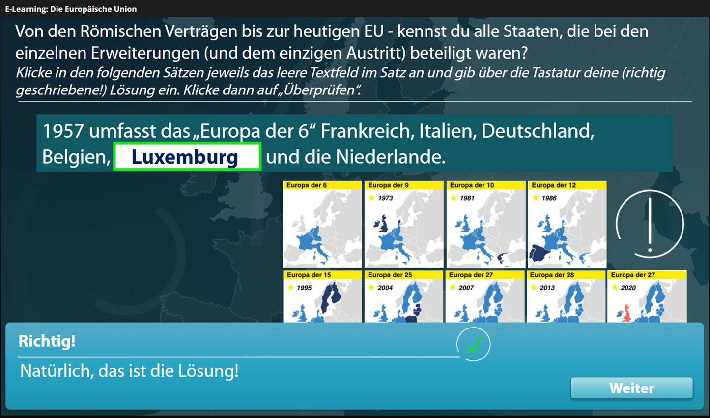 Europäische Union (EU) - mit E-Learning