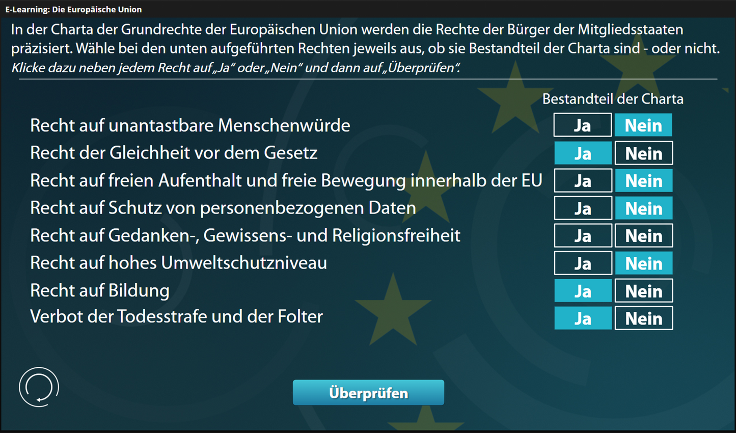Europäische Union (EU) - mit E-Learning
