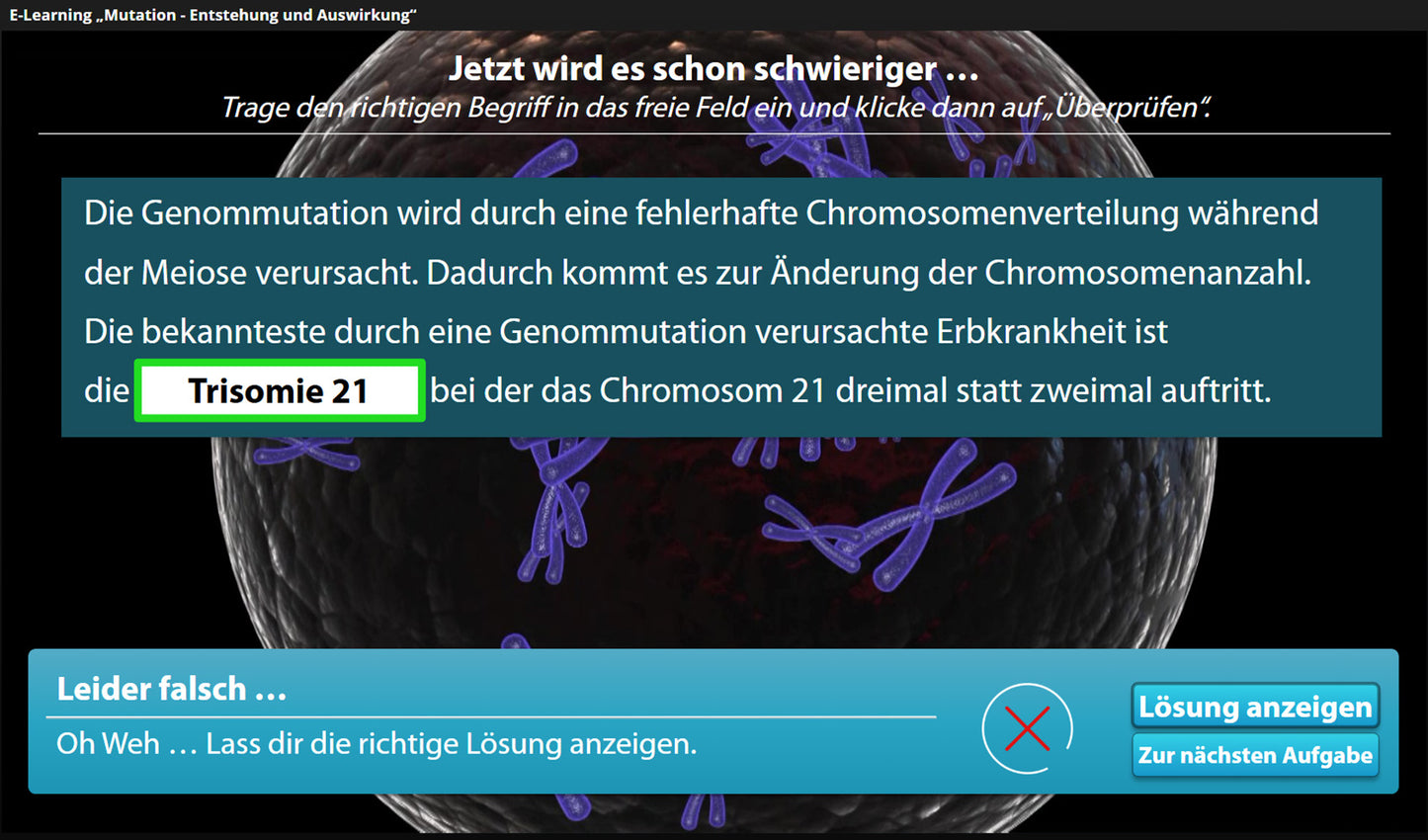 Mutation - Entstehung und Auswirkung mit E-Learning