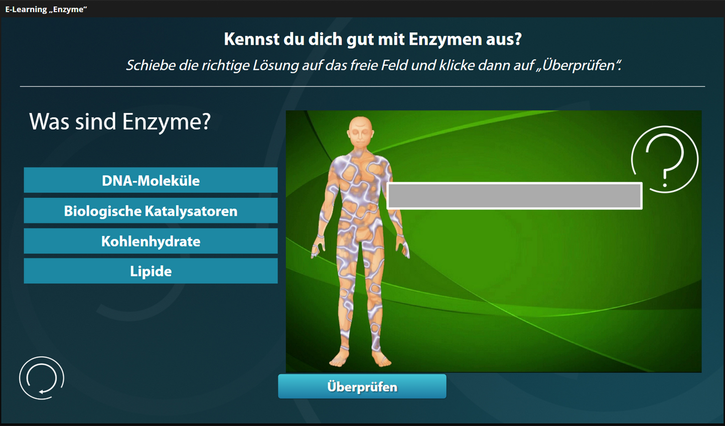 Arbeitsweise der Enzyme mit E-Learning