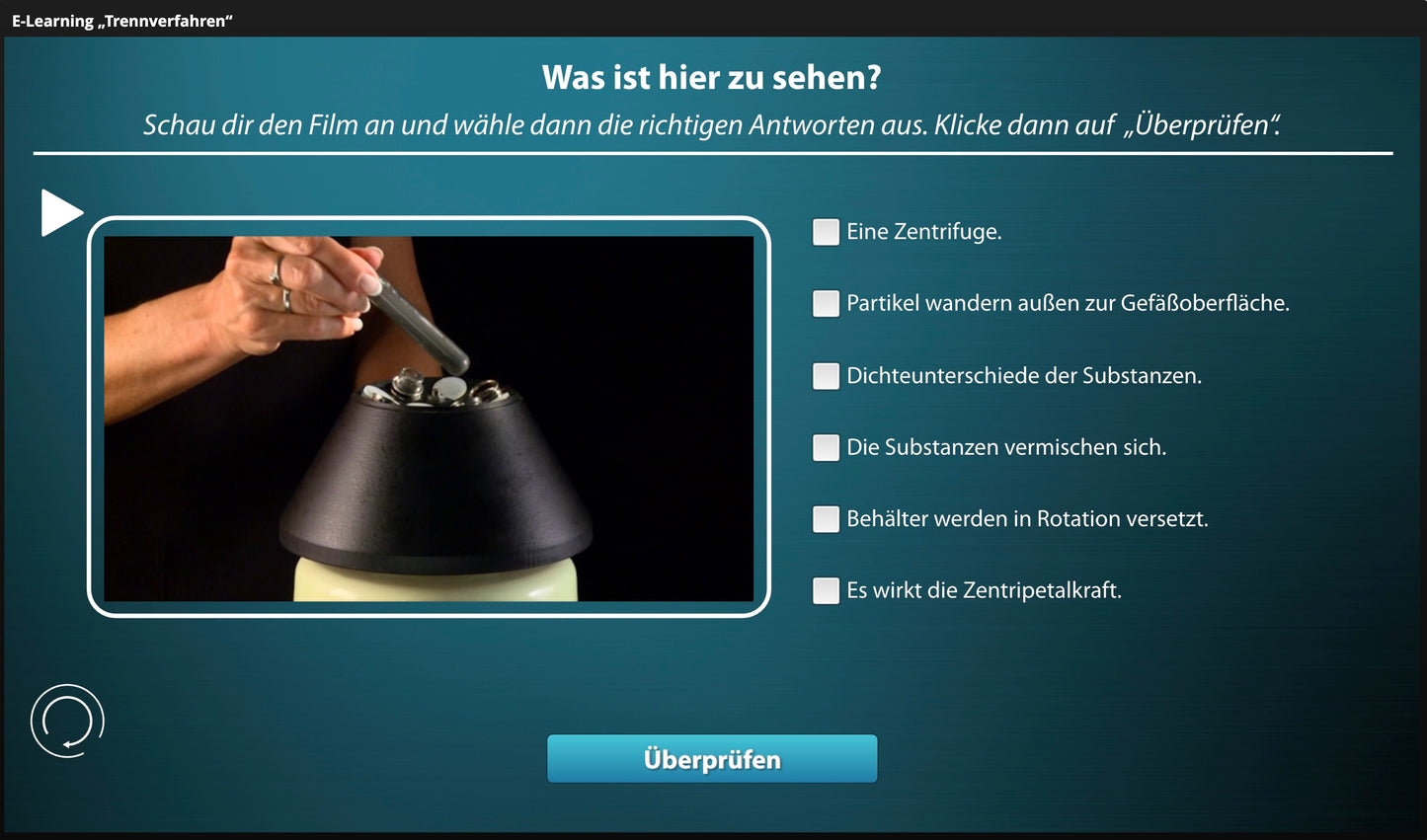 Trennverfahren - Ein interaktiver Onlinekurs