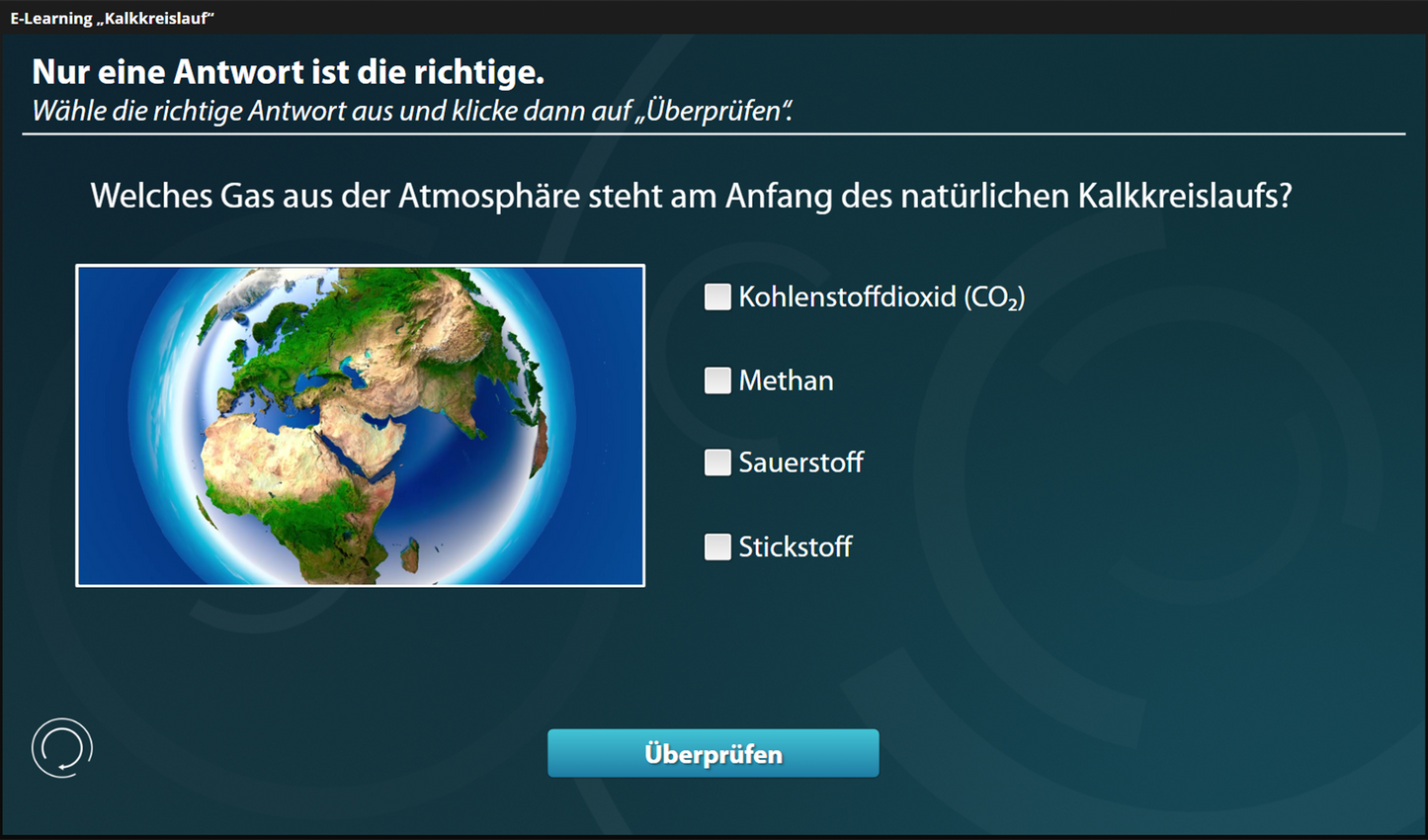 Kalkkreislauf (natürlich und technisch) - Ein interaktiver Onlinekurs