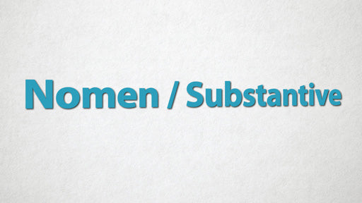 Nomen/Substantive mit E-Learning