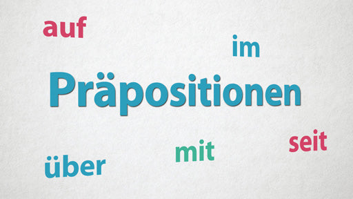 Präpositionen mit E-Learning