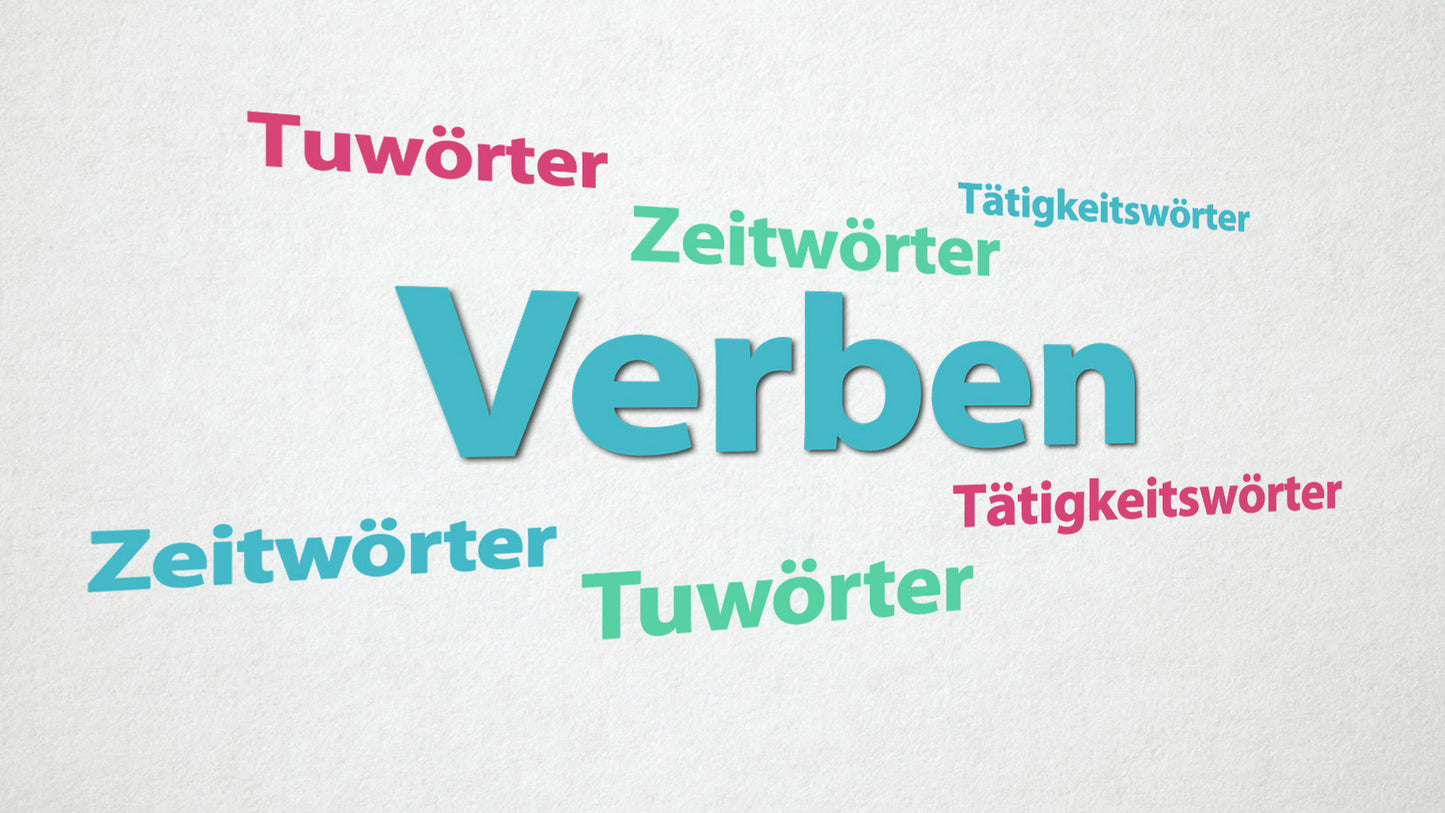 Verben mit E-Learning