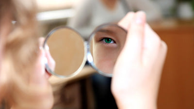 Reflexion am Spiegel