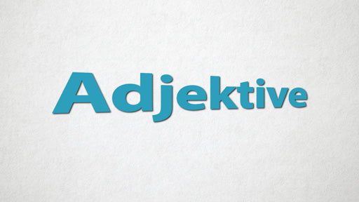 Adjektive mit E-Learning
